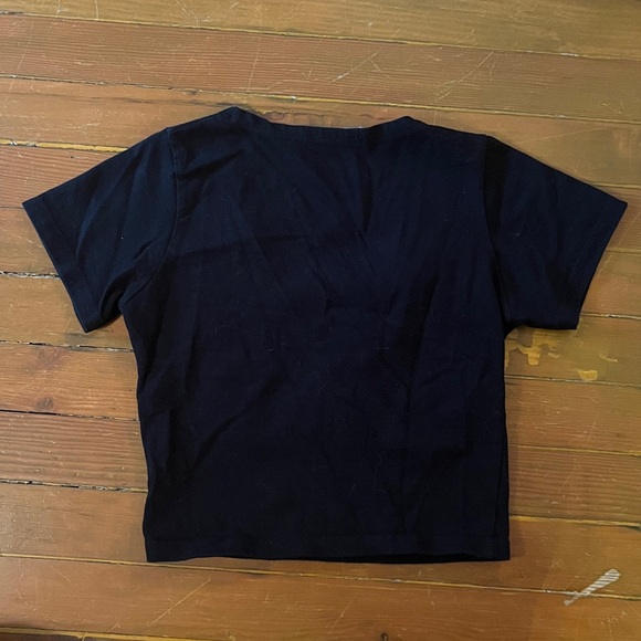 Brandy Melville V-Neck Tee - Picture 2 of 3